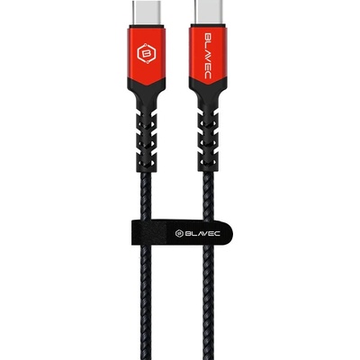 Blavec CRA- CC5BR1 pletený datový Raptor TYP C -Typ C-5A PD 100W 1m černo červený