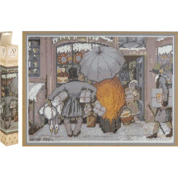 Craft Sensations - Puzzle Diamond Painting Anton Pieck - Výloha 50x40cm - 1 - 39 piese