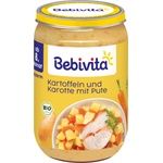 Bebivita Био ястие Bebivita - Картофи, зеленчуци и пуешко, 220 g (15610-01) - ozone
