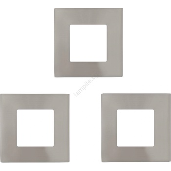 EGLO 94735 - Комплект от 3 вградени таванни LED осветителни тела FUEVA 1xLED/2, 7W/230V (EG94735)