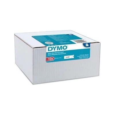 Dymo originální páska do tiskárny štítků, Dymo, 2093097, černý tisk/bílý podklad, 7m, 12mm (2093097)