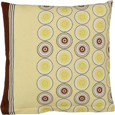 Bellatex flanel béžová kola 40 x 40 cm