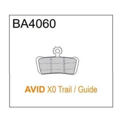 Brake Authority Спирачни накладки brake authority ba4060b - avid sram (burly)