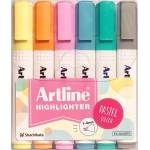 Artline Маркер за подчертаване 660 Пастел 6-П (EK-660/6W1)