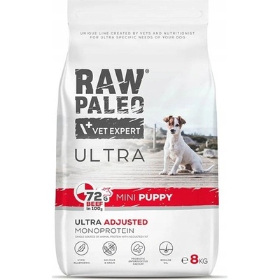 Vetexpert Raw Paleo Ultra Beef Puppy Mini 8 kg