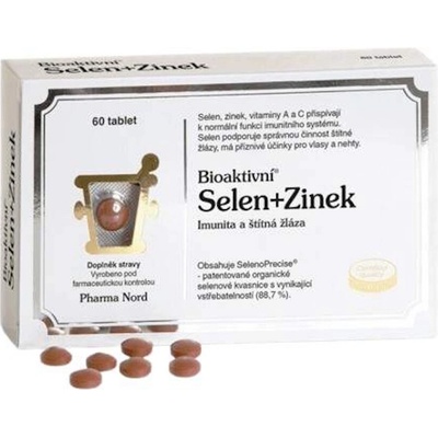 Pharma Nord Bioaktivní Selen Zinok Forte 60 tabliet