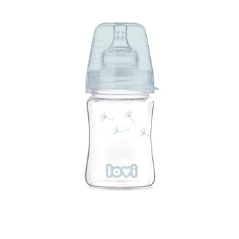 Image 1 of LOVI Шише Lovi - Botanic, стъклено, 150 ml, 0м+, зелено (74/105)