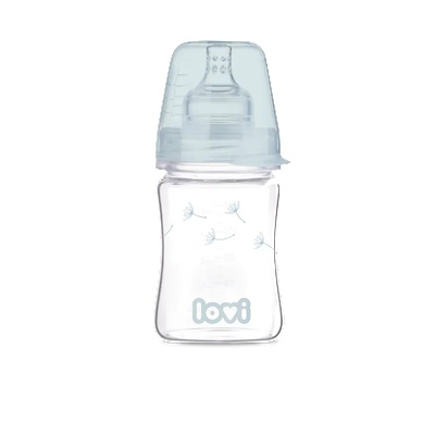 LOVI Шише Lovi - Botanic, стъклено, 150 ml, 0м+, зелено (74/105)