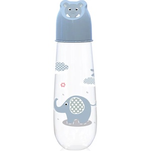 Baby Care Бебешко шише с релефна капачка Lorelli - Baby Care, Animals, 250 ml, Moonlight Blue (10200760001)