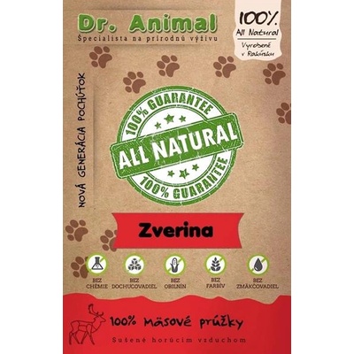 Dr.Animal divina prúžky mäsa 80 g