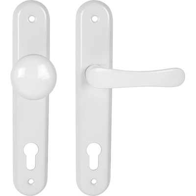 MP KOVÁNÍ KE - LAURA PZ 90 mm klika levá/koule Bílá – Zboží Mobilmania