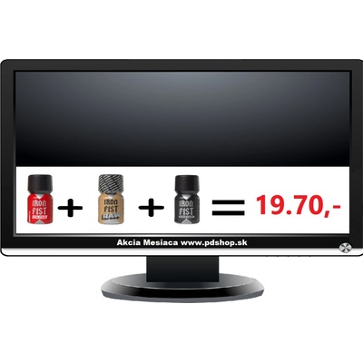 IRON FIST MINI TRIO Black Lebel Raw Ultra Strong 3 x 10 ml
