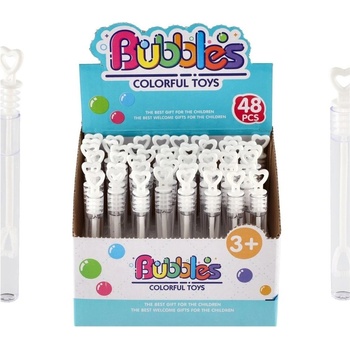 Teddies Bublifuk mini 5 ml bílý 10,5cm