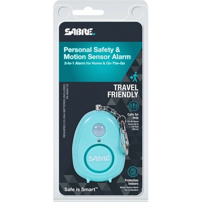 Sabre Red Osobní alarm s detektorem pohybu Tyrkysová