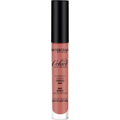 Deborah Milano tekutá matná rtěnka Fluid Velvet 01 Antique Rose 4,5 g