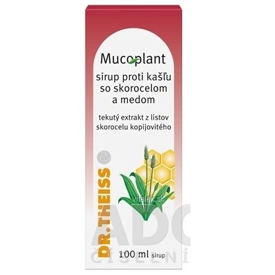 Mucoplant Sirup proti kašľu so skorocelom a medom sir (fľ.skl.hnedá) 1x 100 ml