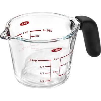Oxo Кухненски мерителен съд Good Grips стъклен 0, 25 л (O-11396800)