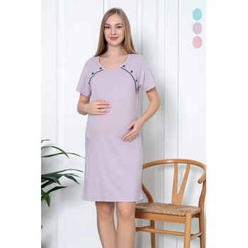 Materská nočná košeľa 21291 Lila Pattern