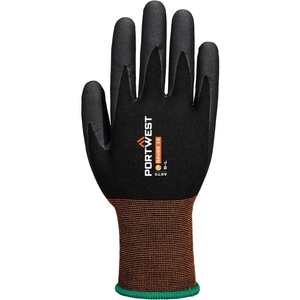Portwest gp grip 15 a370 / Нитрилни ръкавици с пълнеж - Черни xl (a370k8rxl)