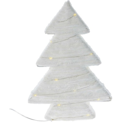 Home Styling Collection Dekorativní vánoční stromeček z materiálu s LED 30 cm