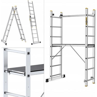 Drabest Multifunkční lešení 2x7 PRO D607-PRO-XG