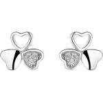 Silenti Jewelry Сребърни обеци "Трилистна Детелина