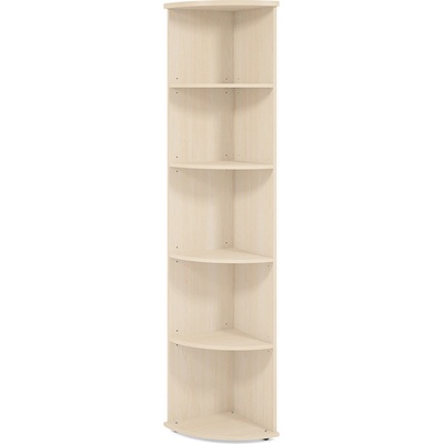 Lenza Vysoká rohová skříň Impress 37 x 37 x 190 cm, javor