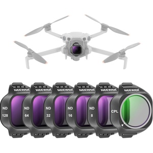 NEEWER CPL ND Filter Set Compatible with DJI Mini 5 Pro, 6-Pack, Snap-On Circular Polarizer Neutral Density Lens Filters, Multi-Coated Accessories for Drone Camera - FL-C69 (FL-C69)