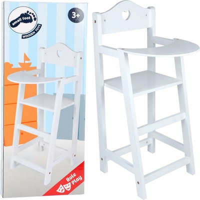 Small Foot Dřevěná židlička pro panenky bílá velká – Zboží Dáma