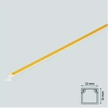 Canalux Žľab so samolepiacou páskou 12 x 12 mm biely