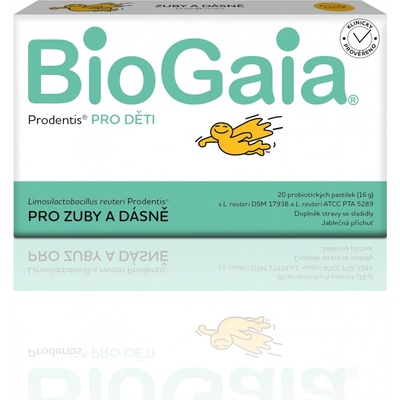 BioGaia ProDentis Bez cukru mentolová příchuť 2 x 10 ks