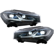 KITT LED Headlights suitable for BMW X5 F15 2013-2018 Conversion from HID to LED Black