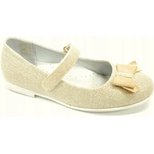 Kornecki 6802 baleríny detské baleríny s opaskom zlaté