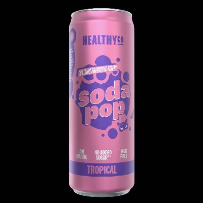 HealthyCo Soda Pop borůvka 330 ml