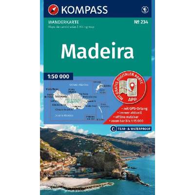 Madeira 1:50 000 / turistická mapa KOMPASS 234