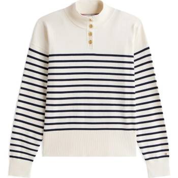 Tommy Hilfiger Блуза Tommy Hilfiger Women's Gold Button Crew Sweatshirt - Navy Stp