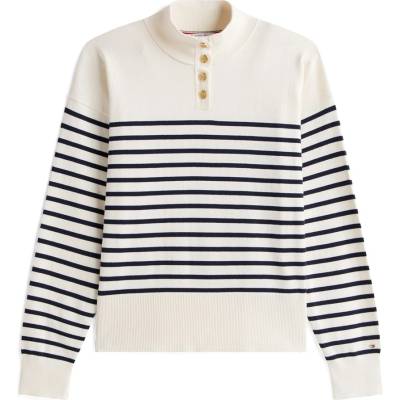 Tommy Hilfiger Блуза Tommy Hilfiger Women's Gold Button Crew Sweatshirt - Navy Stp
