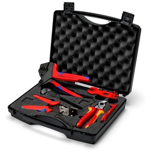 KNIPEX Комплект инструменти в куфар за фотоволтаични инсталации knipex 60027 (97 91 04 v01)