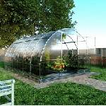 Baumera Поликарбонатна оранжерия с фундамент - klasika tube