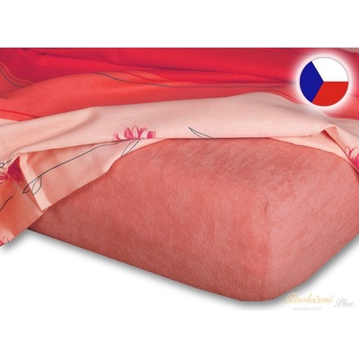 Dadka froté prostěradlo starorůžové 70x160
