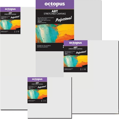 Octopus professional maliarske plátno 80 x 120 cm biele