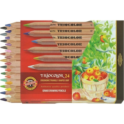 Koh-i-Noor Triocolor 3154 24ks