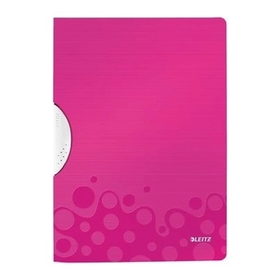 Leitz Wow ColorClip PP A4 Rýchloviazač s klipom ružový