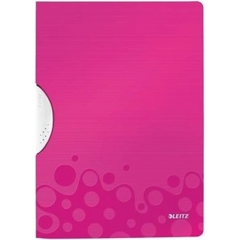 Leitz Wow ColorClip PP A4 Rýchloviazač s klipom ružový