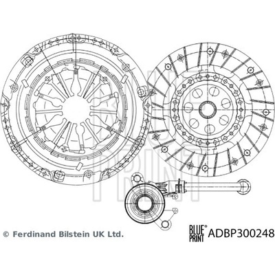 Sada spojky BLUE PRINT ADBP300248