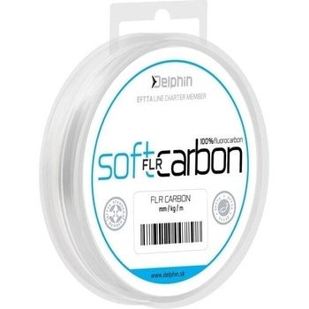 Delphin SOFT FLR Carbon 100% Fluorocarbon Clear 0, 148 mm 50 m 1, 76 kg Монофил (101004388)