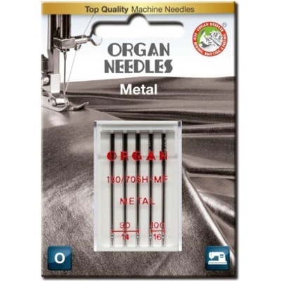 Jehly pro šicí stroje Organ - vyšívací metalické nitě
