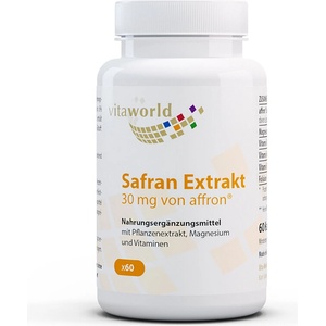 vitaworld Нервна система - Екстракт от шафран, 30 mg х 60 капсули (17388563 VW)