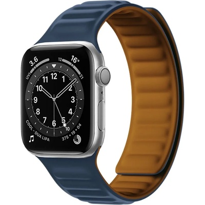 HQWear Каишка Magnetic Strap за Apple Watch 7 41mm, синя (KXG0030877)