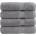 vidaXL Премиум кърпи за ръце SOLUND 4 бр. сиви 50x100 см 600 г/м2 (137306)